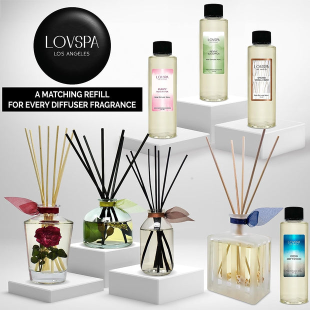 Reed Diffuser Oil and Sticks Set by LOVSPA 