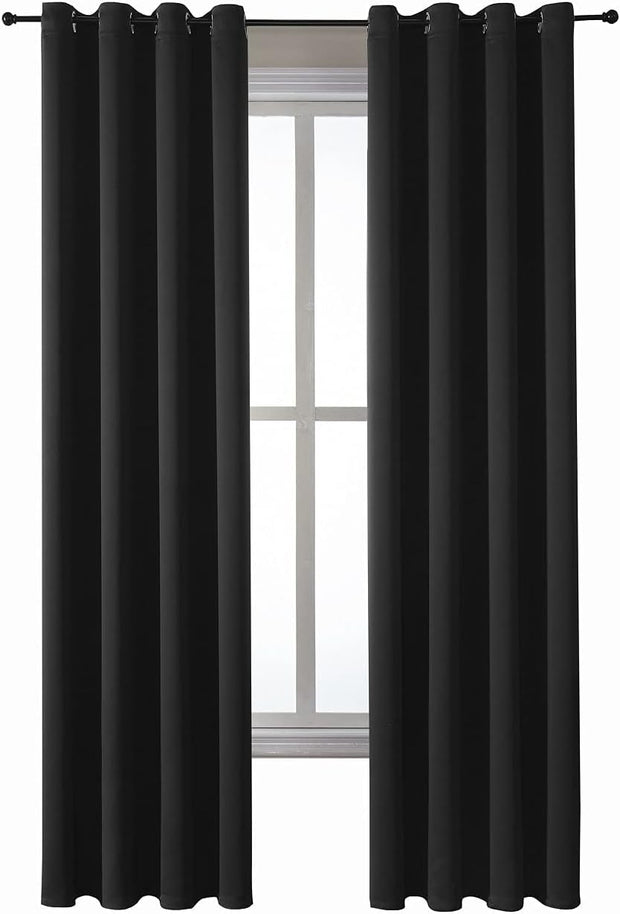 Grommet Blackout Drapes/Curtains for Bedroom and Living Room 