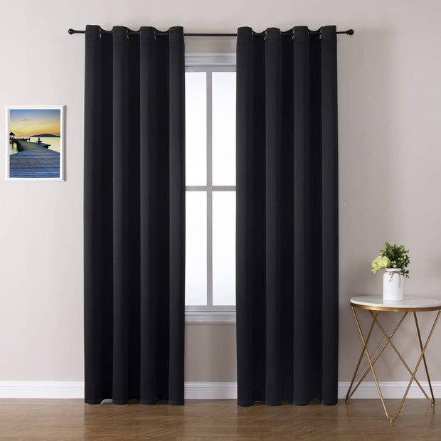 Grommet Blackout Drapes/Curtains for Bedroom and Living Room 