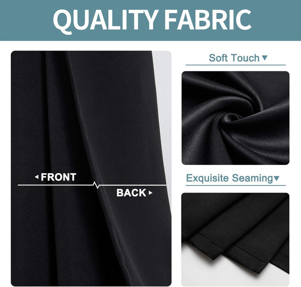 Grommet Blackout Drapes/Curtains for Bedroom and Living Room 