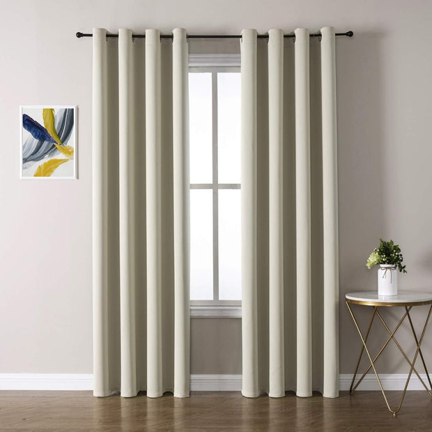 Grommet Blackout Drapes/Curtains for Bedroom and Living Room 