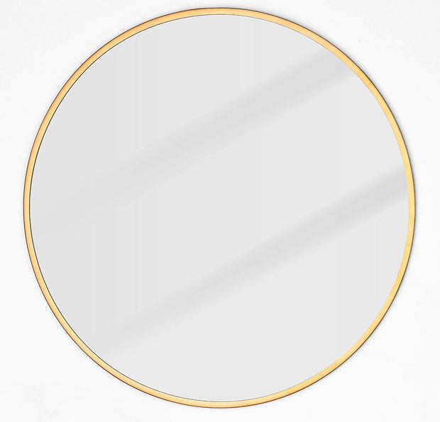 Black Round Wall Mirror