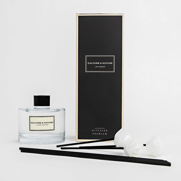 Reed Diffuser (Clean Cotton Scented Set) 