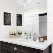 Farmhouse Bathroom Decor Wall Signs Set of 2 