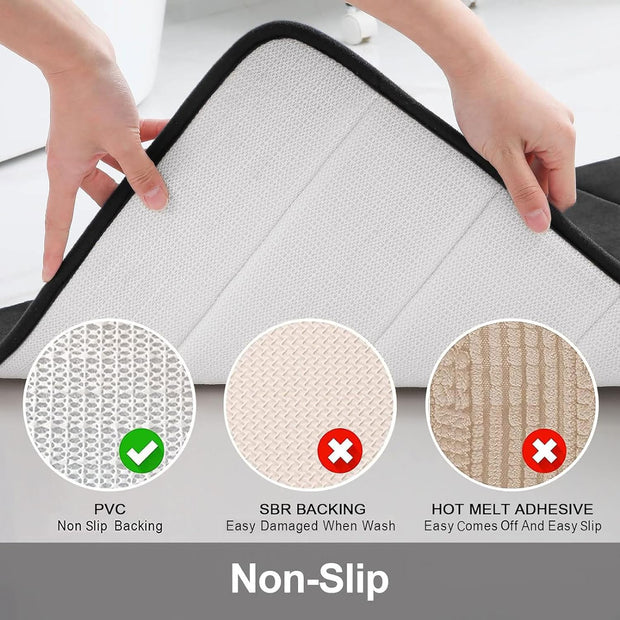 Memory Foam Bathmat Rug 