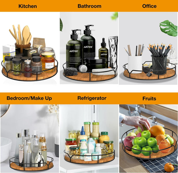 Lazy Susan Kitchen Cabinet/Pantry Turntable Organizer