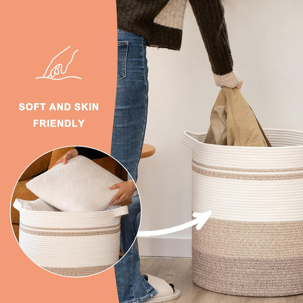 Decorative Laundry Baskets Hamper with Handles